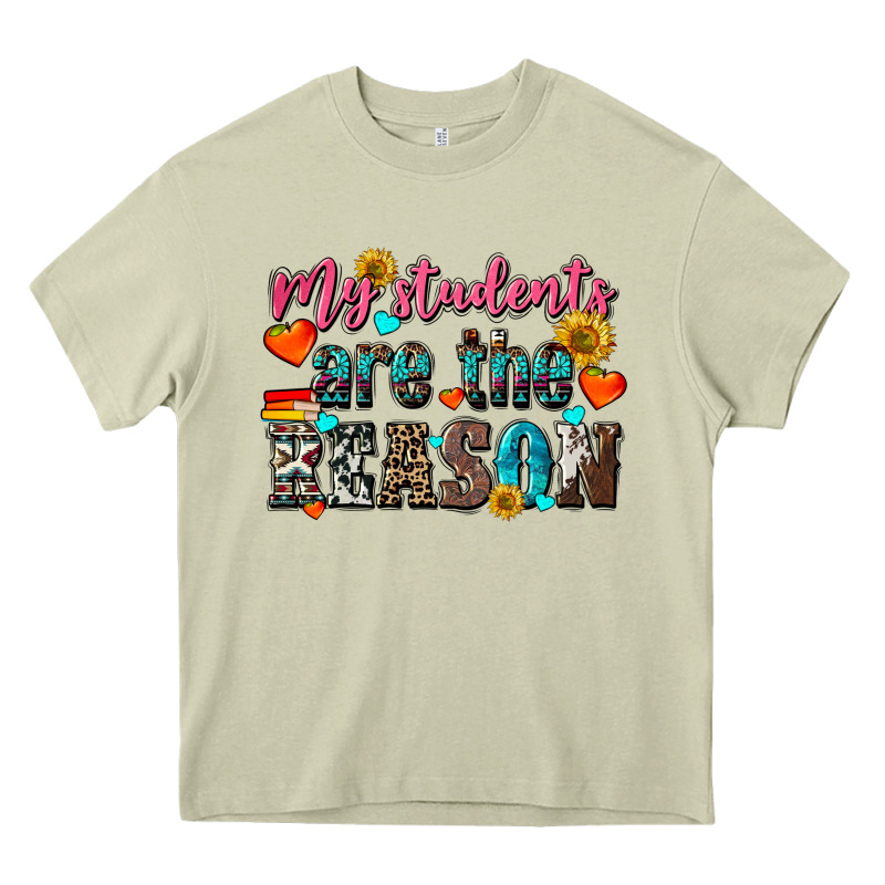 My Students Are The Reason Heavy Core Tee by NancyCooperArtShop | Teevron