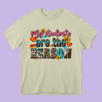 My Students Are The Reason Heavy Core Tee Designed By Nancycooperartshop