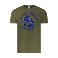 Vintage Olive newport harbor high school Vintage Tee - linhVisuals