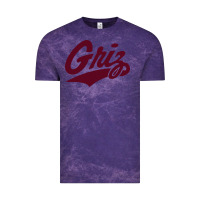 Cloud Purple montana griz basketball Vintage Tee - linhVisuals