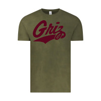 Vintage Olive montana griz basketball Vintage Tee - linhVisuals