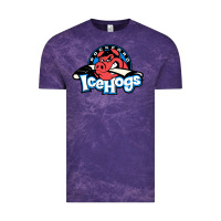 Cloud Purple #the icehogs rockford Vintage Tee - linhVisuals