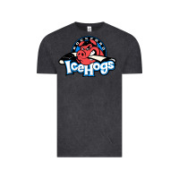 Vintage Black #the icehogs rockford Vintage Tee - linhVisuals