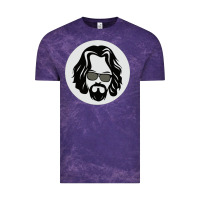 Cloud Purple big lebowski Vintage Tee - linhVisuals