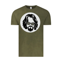 Vintage Olive big lebowski Vintage Tee - linhVisuals