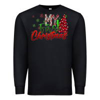 Black my first christmas Premium Sweatshirt - SublimationCraftShop