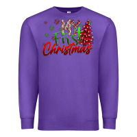Purple my first christmas Premium Sweatshirt - SublimationCraftShop