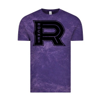 Cloud Purple the rocket laval Vintage Tee - linhVisuals