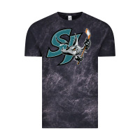 Cloud Black the-san-jose-barracuda-pen Vintage Tee - linhVisuals