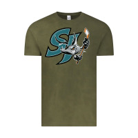 Vintage Olive the-san-jose-barracuda-pen Vintage Tee - linhVisuals