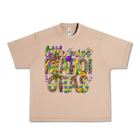 Burro Little miss Mardi Gras Urban Heavy Tee - NancyCooperArtShop