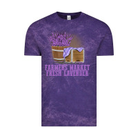 Cloud Purple Farmers Market Fresh Lavender Vintage Tee - linhVisuals