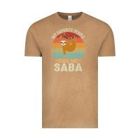 Vintage Camel mens my favorite people call me saba cute sloth lover grandpa premium Vintage Tee - linhVisuals