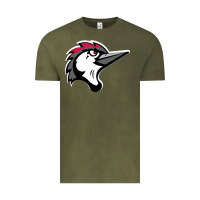 Vintage Olive fayetteville woodpeckers Vintage Tee - linhVisuals