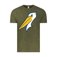 Vintage Olive myrtle beach pelicans Vintage Tee - linhVisuals