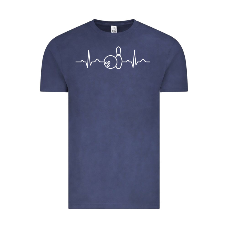 Bowling Heartbeat Bowler Ecg Bowling Ball Tournament Gift Sweatshirt Vintage Tee by linhVisuals | Teevron