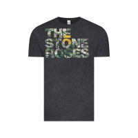 Vintage Black THE STONE ROSES GREEN Vintage Tee - linhVisuals