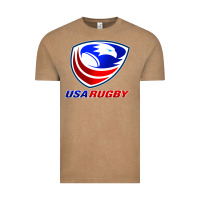 Vintage Coffee usa rugby Vintage Tee - linhVisuals