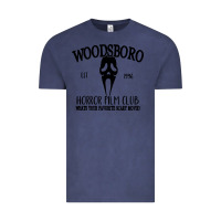 Vintage Denim woodsboro horror film club scream Vintage Tee - linhVisuals