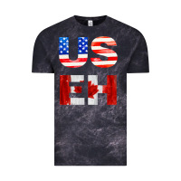 Cloud Black america canada Vintage Tee - linhVisuals