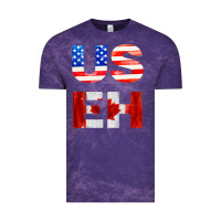 Cloud Purple america canada Vintage Tee - linhVisuals