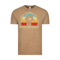 Vintage Coffee keep the immigrants deport the racists Vintage Tee - linhVisuals