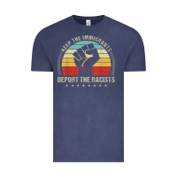Keep The Immigrants Deport The Racists Vintage Tee | Teevron
