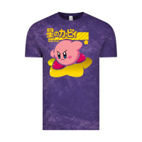 Cloud Purple kirby Vintage Tee - linhVisuals