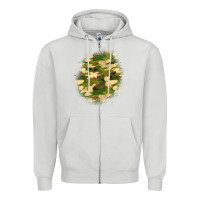 Dove Grey camouflage patch 5 Zipper Hoodie - BundleAndBundleShop