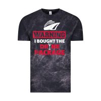Cloud Black cruise drinking package t shirt Vintage Tee - linhVisuals