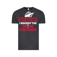 Vintage Black cruise drinking package t shirt Vintage Tee - linhVisuals