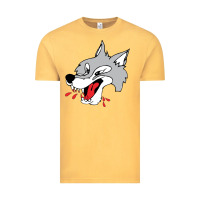Vintage Mustard sudbury wolves Vintage Tee - linhVisuals