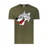 Vintage Olive sudbury wolves Vintage Tee - linhVisuals