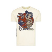 Vintage Arctic cuphead cala maria airplane attack t shirt Vintage Tee - linhVisuals