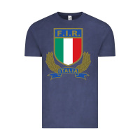 Vintage Denim italian rugby federation Vintage Tee - linhVisuals