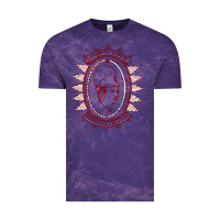 Cloud Purple Union College Vintage Tee - linhVisuals