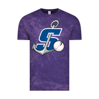 Cloud Purple stockton ports baseball Vintage Tee - linhVisuals