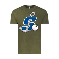 Vintage Olive stockton ports baseball Vintage Tee - linhVisuals