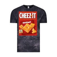 Cloud Black cheez it original box front sweatshirt Vintage Tee - linhVisuals
