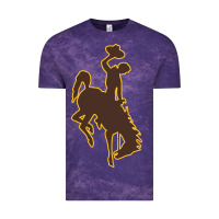 Cloud Purple wyoming athletics Vintage Tee - linhVisuals