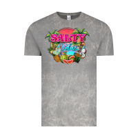 Cloud Rock Salty vibes summer Vintage Tee - NancyCooperArtShop