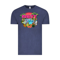 Vintage Denim Salty vibes summer Vintage Tee - NancyCooperArtShop