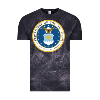 Cloud Black department of the air force Vintage Tee - linhVisuals