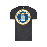 Vintage Black department of the air force Vintage Tee - linhVisuals