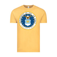 Vintage Mustard department of the air force Vintage Tee - linhVisuals