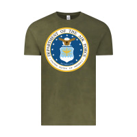 Vintage Olive department of the air force Vintage Tee - linhVisuals