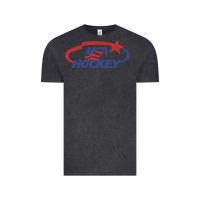 Vintage Black usa hockey Vintage Tee - linhVisuals