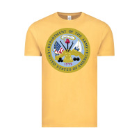 Vintage Mustard department of the army Vintage Tee - linhVisuals