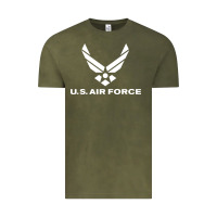 Vintage Olive us air force Vintage Tee - linhVisuals