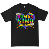 Black LGBTQ Pride Human Kind Be Both Premium Tee - BundleAndBundleShop